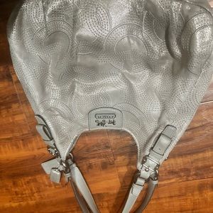 Silver Coach purse